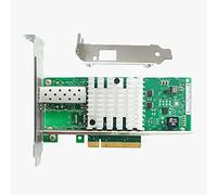 10Gb Network Card Single SFP+ Port PCIE x8 Ethernet Converged Server Adapter NIC Compatible Intel X520-DA1 82599EN Chip Support Windows 7/8/10/11/Visa,Server/Linux/VMware