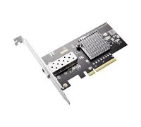 10Gb PCIe NIC Network Card, Single SFP Port, Intel 82599EN Controller, for Windows/Linux/VMware,X520-DA1 Compatible (10G-1S(1xSFP+))