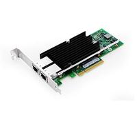 10Gb PCIe x8/x16 Converged Ethernet Network Card, Dual Copper RJ45 Ports LAN Card NIC with Intel X540 Controller Server Support Windows Server/Windows/Linux/Vmware ESXI (X540-AT2 (RJ45 Port x 2))