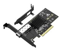 10Gb SFP PCIe Network Card with Intel 82599(X520-DA1) Controller, VIMIN 10G Ethernet Adapter NIC with Single 10Gbps SFP+ Port, Compatible Express PCIe X8 & X16, Support Windows 7/8/10/11/Linux/VMware