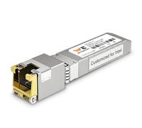 - 10Gb SFP+ to RJ-45 Module Transceiver for Intel | 1.25/2.5/5/10G-T for RJ45 Port CAT6a Module, Auto-Negotiation up to 80m