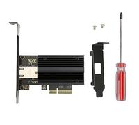 10Gbps Ultra-High-Speed PCIe Network Card, WakeOnLAN Function and Aluminum Heat Sink for Enterprise Networks Server Rooms