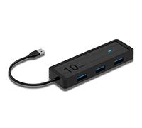 10Gbps USB-A Hub, 4 Ports USB 3.2 Hub,Ultra-Slim Data USB Splitter Charging Supported for MacBook, Mac Pro, Mac Mini, iMac, Surface Pro, XPS, PC, Flash Drive, Mobile HDD