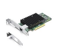 10Gtek 1-Port 10Gb Ethernet PCI-E Network Card NIC, with Intel X540 Chip | Single RJ45 Port, PCIe2.1, X8, Compatible with Intel X540-T1, Support Windows Server/Linux/VMware ect., Model: X540-10G-1T-X8