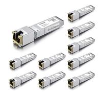 10Gtek [10 Pack 1.25/2.5/5/10GBase-T SFP+ RJ-45 CAT.6a Copper Transceiver, up to 30 meters, Compatible with Cisco SFP-10G-T-S, Ubiquiti UniFi UF-RJ45-10G, Fortinet, Netgear, D-Link and More