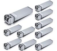 10Gtek [10 Pack] 10Gb SFP+ SR Multimode Module 300-meter, 10GBase-SR LC Fibre Transceiver, Compatible for Cisco SFP-10G-SR, Meraki, Ubiquiti UniFi UF-MM-10G, Mikrotik S+85DLC03D, Netgear and More