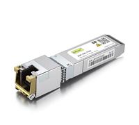 10Gtek 100-Meter 10GBase-T SFP+ to RJ45 Transceiver, 10Gb SFP+ Copper Ethernet CAT.6a Module, Compatible for Cisco SFP-10G-T-X and Open Switch