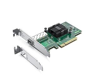 10Gtek 10GbE PCIE Network Card for Intel X520-DA1, 82599EN Chip, Single SFP+ Ports, 10Gbit PCI Express x8 LAN Adapter, 10Gb NIC for Windows Server/Linux/VMware