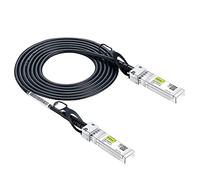10Gtek 10Gbps SFP+ DAC Twinax Cable 2m(6.5ft), Direct Attach Copper Passive Cable for Cisco SFP-H10GB-CU2M, Ubiquiti UniFi UC-DAC-SFP+, TP-Link, Netgear,D-Link,Zyxel,Mikrotik and More