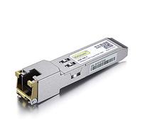 10Gtek 1Gb SFP RJ45 Transceiver, 1000Base-T Cat5e Module 100-Meter | Gigabit Copper Ethernet Gbic, Compatible for Cisco SFP-GE-T, Meraki, Ubiquiti UniFi UF-RJ45-1G, Netgear, Mikrotik and More