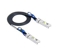10Gtek 25G SFP28 SFP+ DAC Cable - 25GBASE-CR SFP28 to SFP28 Passive Direct Attach Copper Twinax Cable for Cisco SFP-H25GB-CU0.42M, Ubiquiti, MikroTik, Arista, Supermicro and more, 0.42-Meter(1.4ft)