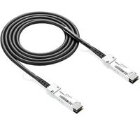 10Gtek 40G QSFP+ DAC Cable 1-Meter(3.3ft), 40GBASE-CR4 Passive Direct Attach Copper Twinax Cable for Cisco QSFP-H40G-CU1M, Meraki MA-CBL-40G-1M, Supermicro, Mikrotik, Open Switch Devices