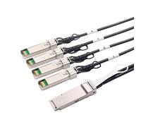 10Gtek 40G QSFP+ to 4xSFP+ Breakout DAC for Cisco QSFP-4SFP10G-CU1M, 40GBASE-CR4 Passive Direct Attach Copper Twinax QSFP to SFP Cable for Cisco Devices, 2-Meter(6.5ft)