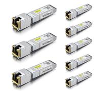 10Gtek [8 Pack] 10Gb SFP+ RJ45 Copper Module 30-meter, 10GBase-T SFP+ Ethernet Transceiver, Compatible for Cisco SFP-10G-T-S, Meraki, Ubiquiti UniFi UF-RJ45-10G, Netgear, Mikrotik S+RJ10 and More