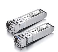 10Gtek a Pair of 10G SFP+ Bidi Transceiver 20km, 10GBase-BIDI Single-Mode Simplex LC, 1270nm/1330nm, Compatible for Cisco SFP-10G-BX20D-I/SFP-10G-BX20U-I, Ubiquiti UniFi, Mikrotik, Netgear and More
