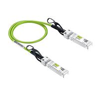 10Gtek for Ubiquiti 10G SFP+ DAC Passive Cable 0.3m(0.95ft), Green | 10GBase-CU Direct Attach Copper Twinax Cable, Compatible for Ubiquiti UniFi UACC-DAC-SFP10-0.3M, UC-DAC-SFP+