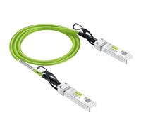 10Gtek Green 10G SFP+ DAC Passive Twinax Cable 0.5m(1.65ft) | 10GBase-CU Direct Attach Copper Cable, Compatible for Cisco SFP-H10GB-CU0.5M, Ubiquiti UniFi, Mikrotik, Netgear and More