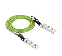 10Gtek Green 10G SFP+ DAC Passive Twinax Cable 2m(6.5ft) | 10GBase-CU Direct Attach Copper Cable, Compatible for Cisco SFP-H10GB-CU2M, Ubiquiti UniFi, Mikrotik, Netgear and More