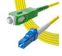 10Gtek LC to SC Simplex Fiber Patch Cord, 9/125μm SMF, 3.3 ft/1 m