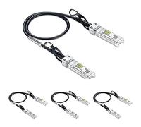 10Gtek [Pack of 4 SFP+ DAC Twinax Cable 0.25m(0.8ft), 10G Direct Attach Copper Patch Passive Cable for Cisco, Ubiquiti UniFi, TP-Link, Netgear, D-Link, Zyxel, Mikrotik and More