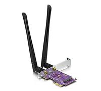 10Gtek PCIE X1 to M.2/NGFF (A+E Key) WiFi Bluetooth Wireless Module Adapter Card with Dual-Band 2.4&5G 2X 5dBi Antenna