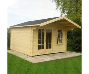 10Gx12 Shire Glenmore Log Cabin - 28mm logs