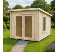 Shire Emneth 10X7 19mm Summer House Log Cabin