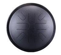 10In 8 Notes Japanese-style Tongue Drum, With Mallets, Finger Picks, Drum Mallets, Carrying Bag, English Tutorial Book, Perfect Gift For Family And Friends (Color : Black)