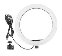 10in Ring Shape Fill Light, Live Streaming Supplementary Lamp, Selfie Enhancing Light with 3 Modes and 10 - Level Brightness, Adjustable Cold Warm Light for Photography Makeup Vide
