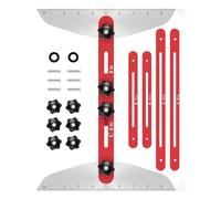 10in to 53in Stair Treads Measuring Tool Multifunction Stair Treads Template Tool Adjustable Gauge Building Measurement Equipment