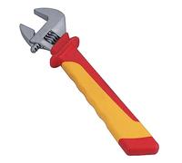 10in VDE Insulated Adjustable Spanner Wrench 0 - 30mm Soft Grip 1000 V AC