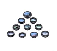 10In1 External Lens Accessories,Mobile Phone Lens Kit With 17Mm Lens Clip_Compatible With Smartphones