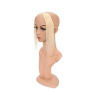 10inch Center Part Lace Front Wig Human Hairs,Toppers Hairline Patch,Natural Invisible Replacement Hairpiece for Women Charming(Blonde)