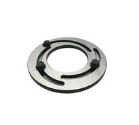 10inch Jaw Boring Ring Three-Jaw Chuck Steel Adjustable Soft Jaw Boring Ring for CNC Lathe Chuck Soft Top Jaws Bore Repair Claw Device