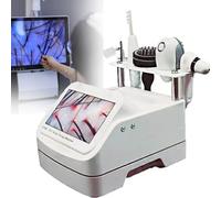 10inch Skin Scalp Detector 5 in 1 Scalp Massage Equipment Skin, Skin Oil and Analysis, Skin Diagnosis Hair Analyzer with 5 Handles, for Hair Loss/Moisture/Flexibility/Oil Content