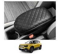 10jQkk Car Armrest Covers for 2023 2024 Jeep Avenger/EV/Hybrid / 4XE / 4X4,Center Console Cushion Pad Armrest Seat Box Cover Protector Armrest Cushion Cover Waterproof Interior Fittings,A