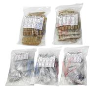 10K | 150Pcs 300Pcs Resistor Kit 1W 2W 3W 5W 5% 30Values X 10Pcs Carbon Film Resistance 0.1-750 Ohm Set 1K - 820K 30Values X 5Pcs New 2026 High for Reliable Electronic Component, Precision