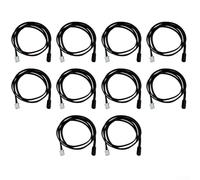 10K B3950 Waterproof Thermistor Sensor Probe 10pcs for Refrigerator and Electric Oven Temperature Control and HVAC Monitoring (2M -XH2.54)