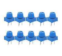 10K Ohm Breadboard Trim Potentiometer with Knob for P103 3 Terminal pin Blue Variable Resistors (Pack of 10 Pcs)