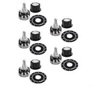 10k Ohm Potentiometer for RV24YN20S and B103 - Single Turn Carbon Film Rotary Variable Resistor with 6x10mm Shaft, Compatible with A03 Knobs and Dials