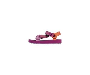 (10K, Pink/Purple Multi) Teva Kids Original Universal Metallic Sandals