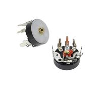 10K RV12MM Straight Angle Radio Potentiometer RV12 B503 B103 B10K B50K Power Amplifier Volume With Switch 1Pcs(B10K 103)