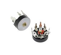 10K RV12MM Straight Angle Radio Potentiometer RV12 B503 B103 B10K B50K Power Amplifier Volume With Switch 1Pcs(B50K 503)