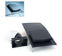 10K Slate Roof Tile Vent Ventilator & Adapter Kit for Extractor fans, Soil Pipes