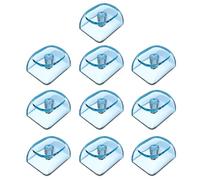 10Keys MOAs Profile 1.25U Transparents Crystal Blanks Keycaps For MX Switches Gaming Keyboards Game Lovers Customizable Keycaps For Programmers