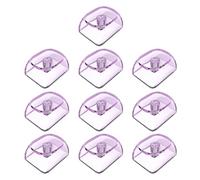 10Keys MOAs Profile 1.25U Transparents Crystal Blanks Keycaps For MX Switches Gaming Keyboards Game Lovers Customizable Keycaps For Programmers