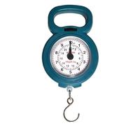10kg Analogue Scales for Luggage and Fishing - Easy to Use - Portable and Compact - Weighing Scale with Heavy Duty Hook for Suitcase, Fisherman and Home Use (BLU)