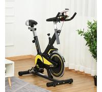 HOMCOM Exercise Bike 10KG Flywheel Cycling w/ Adjustable Resistance LCD Display, none