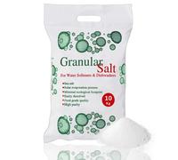 10kg Granular Salt For Granular Water Softeners Best For Laundry Kitchen Dish Washing | Compatible To All Water Softner Salt Machines | Food Grade 100% Genuine British Salt (1 Bag)