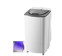 10kg Portable Spin Dryer - 2800 RPM High-Speed Clothes Spinner with Drain Pump & Quick-Dry Blue Light, Energy-Saving Laundry Aid